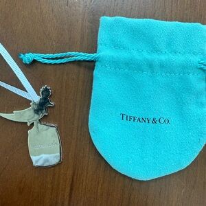 Tiffany & Co. Silver Ornament with Turquoise Pouch